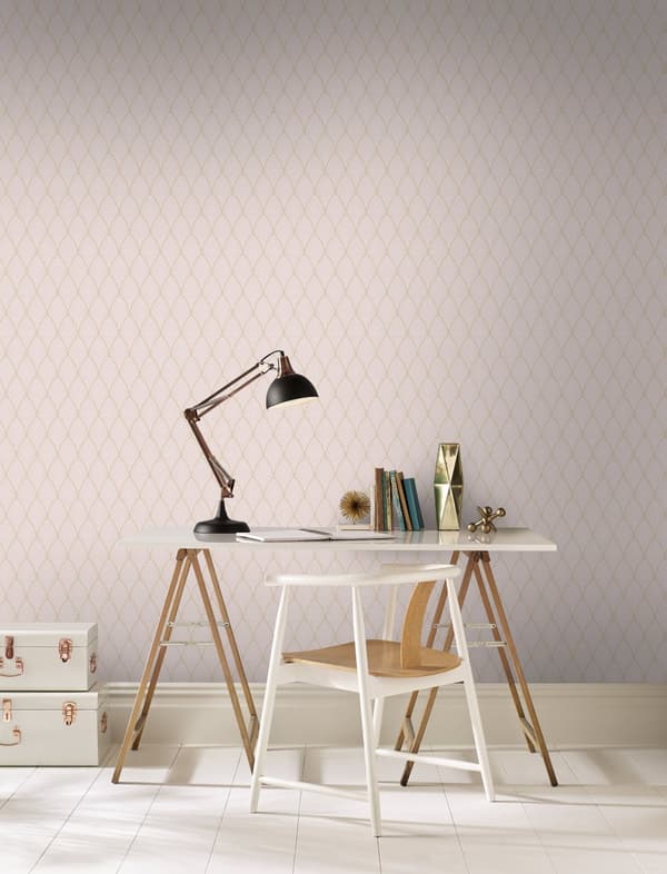 Superfresco Easy - Non-woven tapet - Bercy - Rosa - 10,5mx52cm