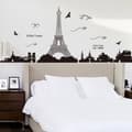 Miniatyrbillede 2 af 11: DIY Paris Eiffeltårnet Art Decal Wall Sticker Vægmaleri Soveværelse Home Decor Aftagelig