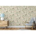 Miniatyrbillede 3 af 8: DUTCH WALLCOVERINGS tapet Flamingo cremefarvet og mintgrøn