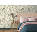 Miniatyrbillede 7 af 8: DUTCH WALLCOVERINGS tapet Flamingo cremefarvet og mintgrøn