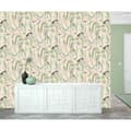 Miniatyrbillede 8 af 8: DUTCH WALLCOVERINGS tapet Flamingo cremefarvet og mintgrøn