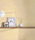 Miniatyrbild 7 av 8: Textiltapet Blommig Profhome 306573-GU texturerad glansigt mönster matt bakgrund färg guld grädde 5,33 m2