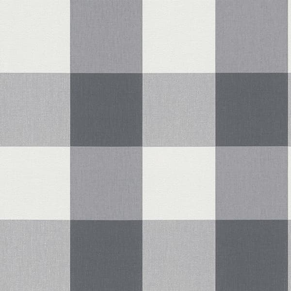 Non woven-tapet geometrisk Profhome 206367-GU lätt texturerad matt färg vit grå 5,33 m2