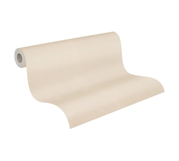 Non woven-tapet uni kulör Profhome 211767-GU lätt texturerad matt färg beige 5,33 m2