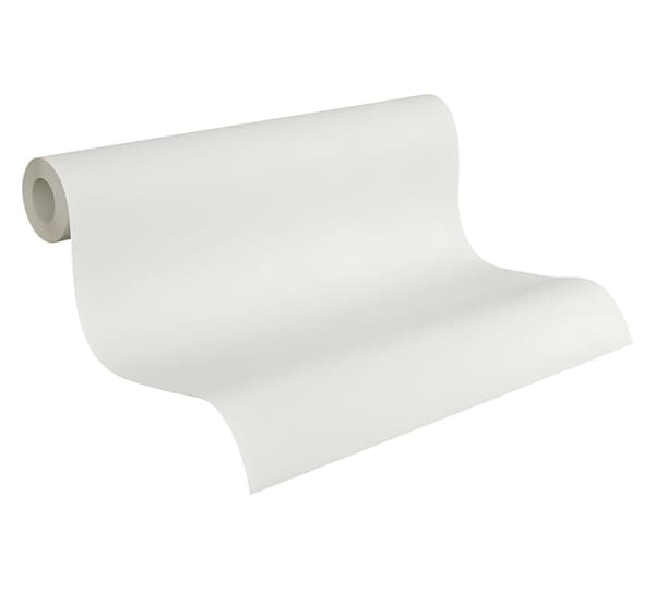 Non woven-tapet uni kulör Profhome 211798-GU lätt texturerad matt färg vit 5,33 m2