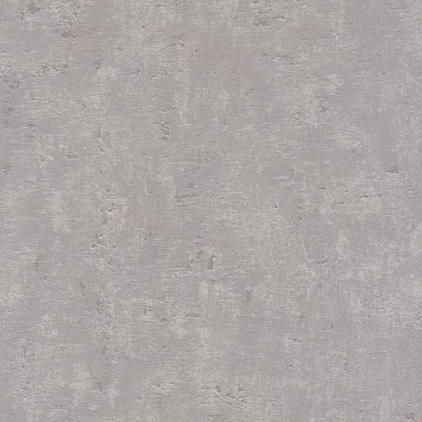 Non woven-tapet uni kulör Profhome 230713-GU lätt texturerad matt färg grå 5,33 m2