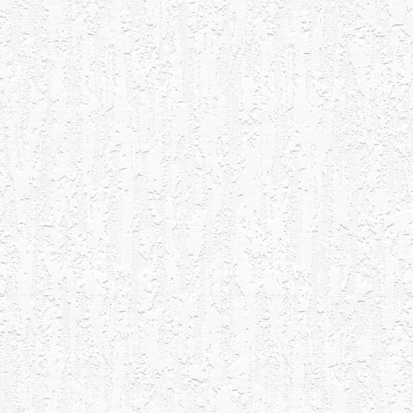 Övermålningsbar tapet uni kulör Profhome 240910-GU lätt texturerad matt färg vit 5,33 m2