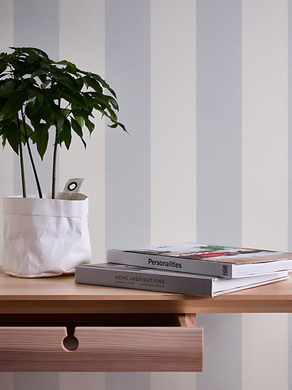 Övermålningsbar tapet traditionell Profhome 247513-GU lätt texturerad matt färg vit 5,33 m2