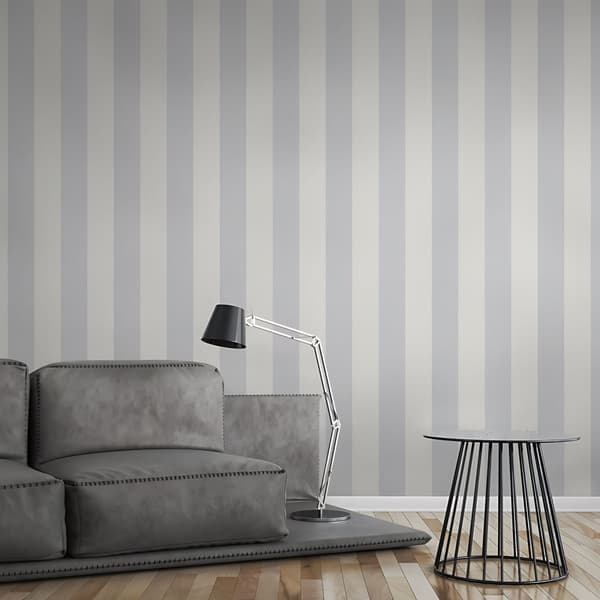 Övermålningsbar tapet traditionell Profhome 247612-GU lätt texturerad matt färg vit 26,5 m2