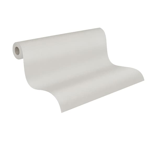 Non woven-tapet uni kulör Profhome 293015-GU lätt texturerad matt färg grå 5,33 m2