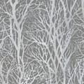 Miniatyrbild 1 av 9: Non woven-tapet skog Profhome 300943-GU texturerad matt färg silver grå 5,33 m2