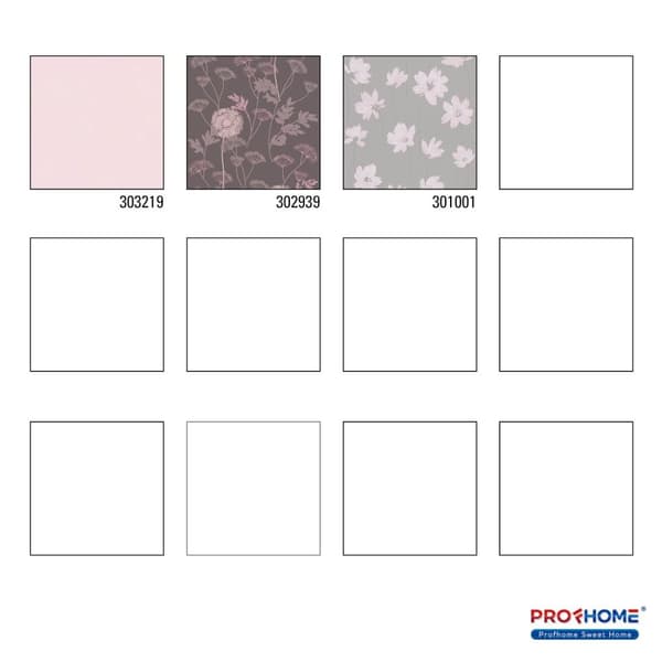 Non woven-tapet uni kulör Profhome 303219-GU slät glittrande färg rosa 5,33 m2