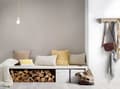 Miniatyrbild 4 av 9: Non woven-tapet uni kulör Profhome 303288-GU slät glittrande färg grå 5,33 m2