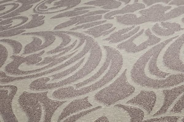Non woven-tapet ornament Profhome 305452-GU lätt texturerad matt färg brons brun 5,23 m2