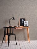 Miniatyrbild 5 av 6: Non woven-tapet ornament Profhome 305452-GU lätt texturerad matt färg brons brun 5,23 m2