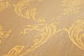 Miniatyrbild 3 av 8: Textiltapet ornament Profhome 306584-GU texturerad glansigt mönster matt bakgrund färg guld beige 5,33 m2