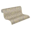 Miniatyrbild 2 av 8: Textiltapet ornament Profhome 306625-GU texturerad glansigt mönster matt bakgrund färg beige guld 5,33 m2