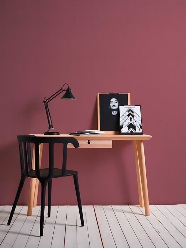 Textiltapet uni kulör Profhome 306836-GU texturerad matt färg violett 5,33 m2