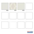 Miniatyrbild 8 av 8: Non woven-tapet uni kulör Profhome 306889-GU lätt texturerad matt färg vit 5,33 m2
