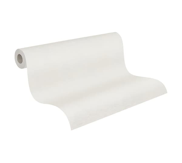 Non woven-tapet uni kulör Profhome 306889-GU lätt texturerad matt färg vit 5,33 m2