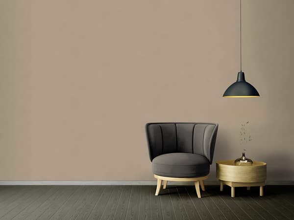 Non woven-tapet uni kulör Profhome 306893-GU lätt texturerad matt färg beige brun 5,33 m2