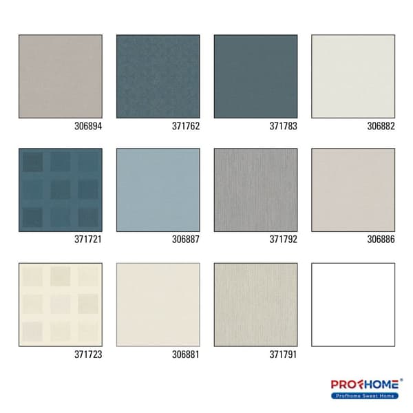 Non woven-tapet uni kulör Profhome 306894-GU lätt texturerad matt färg grå 5,33 m2