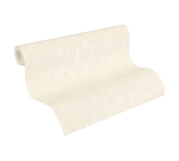 Non woven-tapet uni kulör Profhome 307031-GU lätt texturerad matt färg grädde 5,33 m2
