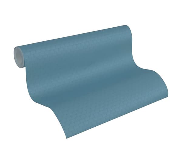 Non woven-tapet uni kulör Profhome 319084-GU lätt texturerad matt färg blå brons 5,33 m2
