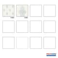 Miniatyrbild 7 av 7: Textiltapet ornament Profhome 319461-GU lätt texturerad matt färg vit silver 5,33 m2