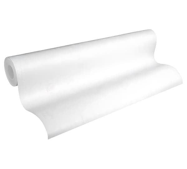 Övermålningsbar tapet grafisk Profhome 321916-GU lätt texturerad matt färg vit 26,5 m2
