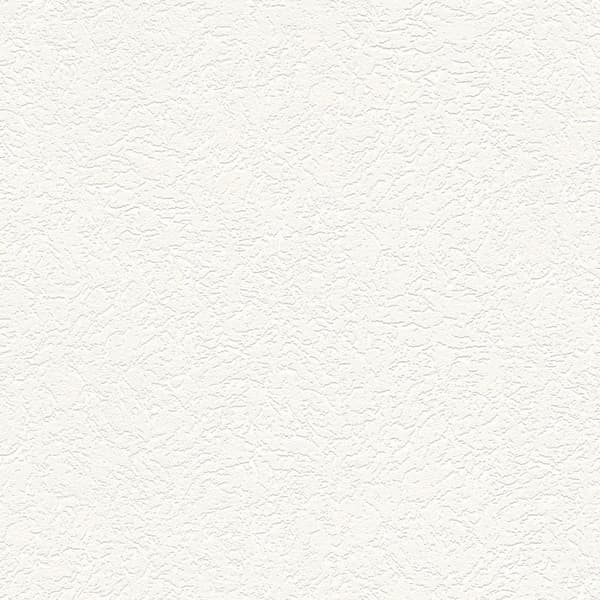 Non woven-tapet uni kulör Profhome 322319-GU lätt texturerad matt färg vit 5,33 m2