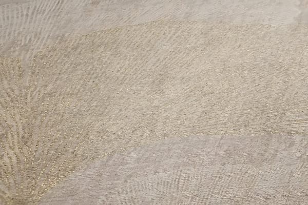 Ikke-vævet tapet blomster Profhome 322655-gu lidt tekstureret metalliske højdepunkter färg beige cappuccino bronze 5,33 m2