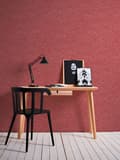 Miniatyrbild 5 av 6: Non woven-tapet uni kulör Profhome 324235-GU lätt texturerad matt färg röd 5,33 m2