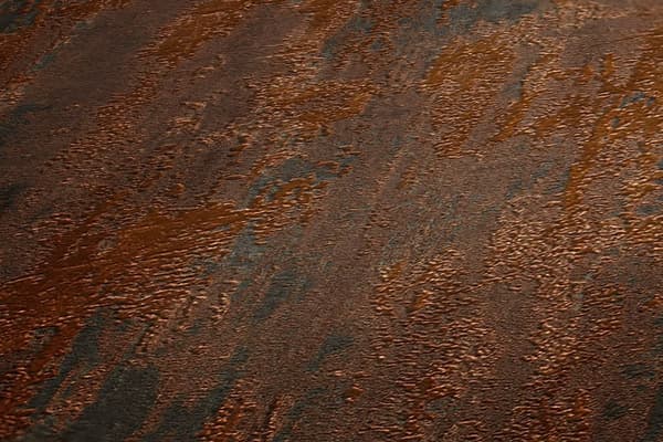 Non woven-tapet uni kulör Profhome 326511-GU lätt texturerad glansigt färg orange koppar brun 5,33 m2