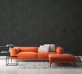 Miniatyrbild 5 av 8: Non woven-tapet uni kulör Profhome 326515-GU lätt texturerad glansigt färg svart silver grå 5,33 m2