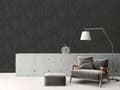 Miniatyrbild 6 av 8: Non woven-tapet uni kulör Profhome 326515-GU lätt texturerad glansigt färg svart silver grå 5,33 m2