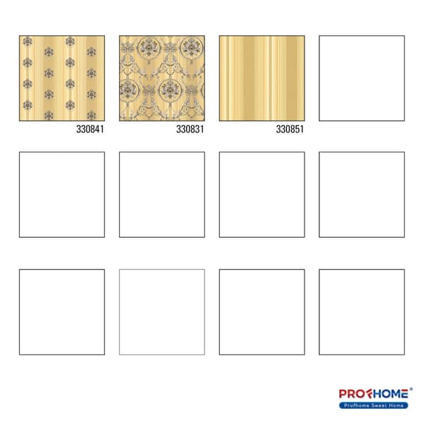Non woven-tapet ränder Profhome 330841-GU lätt texturerad matt färg guld svart svart 5,33 m2