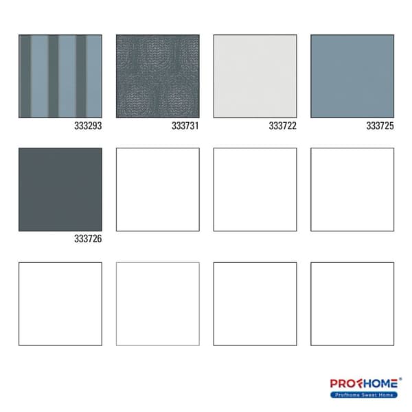 Non woven-tapet traditionell Profhome 333293-GU slät matt färg silver blå 5,33 m2