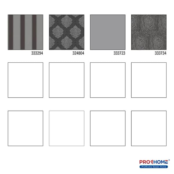 Non woven-tapet traditionell Profhome 333294-GU slät matt färg grå silver svart 5,33 m2
