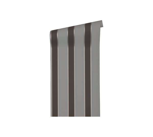 Non woven-tapet traditionell Profhome 333294-GU slät matt färg grå silver svart 5,33 m2
