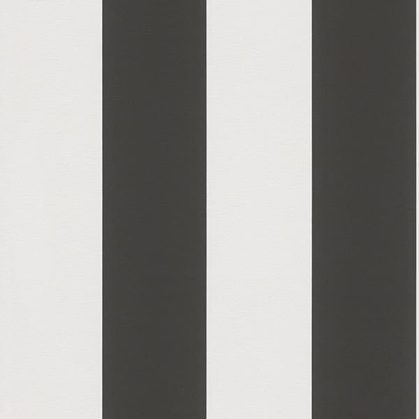 Non woven-tapet traditionell Profhome 334213-GU lätt texturerad matt färg svart vit 5,33 m2