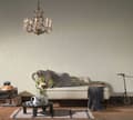 Miniatyrbild 5 av 7: Non woven-tapet ornament Profhome 335801-GU lätt texturerad matt färg grädde silver 5,23 m2