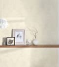 Miniatyrbild 6 av 7: Non woven-tapet ornament Profhome 335801-GU lätt texturerad matt färg grädde silver 5,23 m2