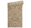 Miniatyrbild 2 av 7: Non woven-tapet ornament Profhome 335832-GU lätt texturerad matt färg brun grädde 5,23 m2