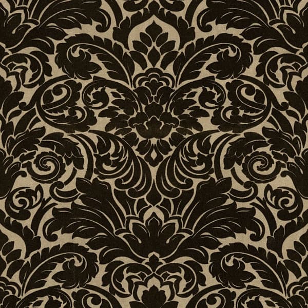 Non woven-tapet ornament Profhome 335834-GU lätt texturerad matt färg svart 5,23 m2