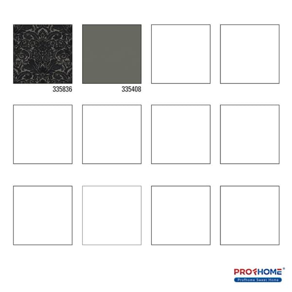Non woven-tapet ornament Profhome 335836-GU lätt texturerad matt färg röd svart 5,23 m2