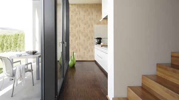 Non woven-tapet uni kulör Profhome 336552-GU slät matt färg beige 5,33 m2