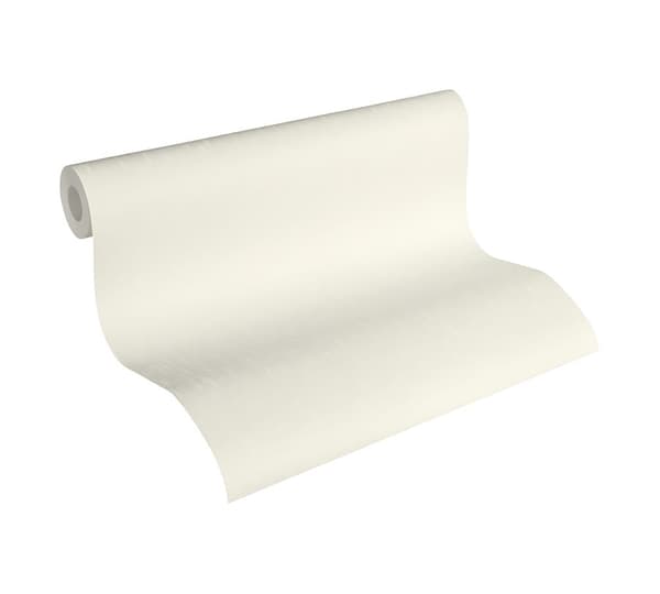 Non woven-tapet uni kulör Profhome 342762-GU lätt texturerad matt färg vit 5,33 m2