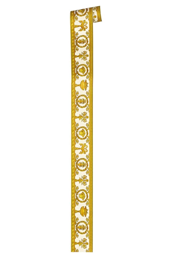 Kant barock Profhome 343052-GU lätt texturerad matt färg guld gul orange 0,45 m2