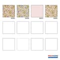 Miniatyrbild 6 av 6: Non woven-tapet Blommig Profhome 343254-GU lätt texturerad glittrande mönster matt bakgrund färg rosa grön guld 7,04 m2